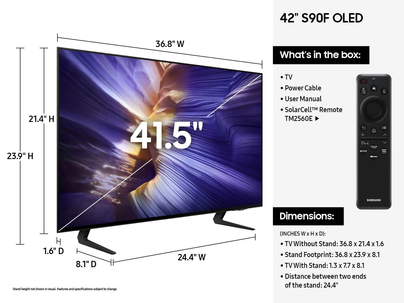 Samsung OLED 4K S90 Smart Television