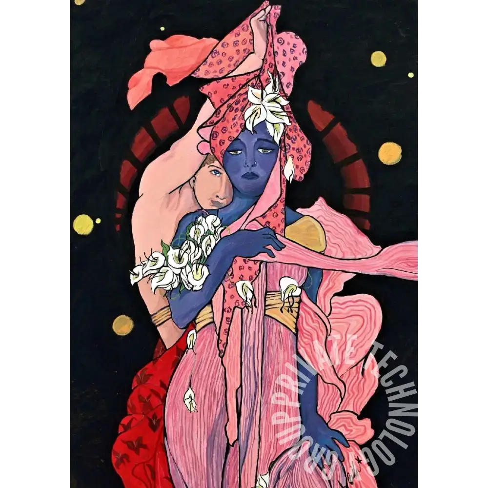 Alphonse Mucha - Zahra Bilal - Original Artwork