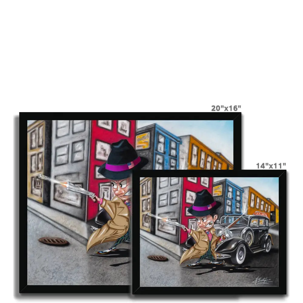 American Gangster by Antoine Christopher Framed Print