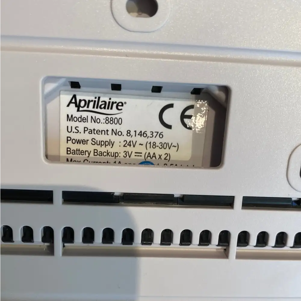 Aprilaire 8800 Thermostat