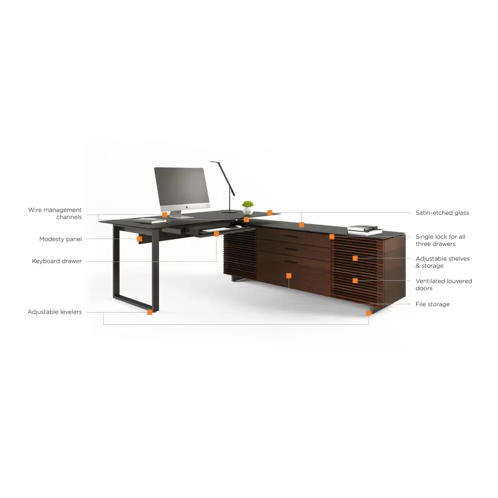BDi CORRIDOR Office L-Desk - 6531