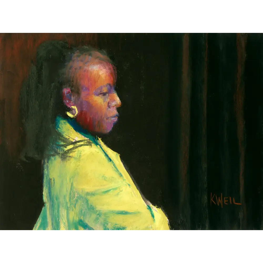 Girl in a Lime Green Jacket