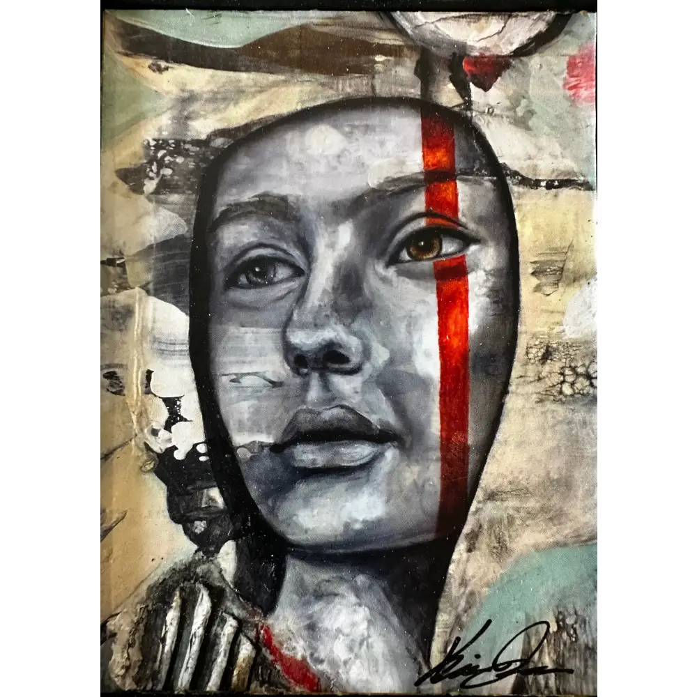 Hand-embellished prints by Kim Johnson - Soldier of Light -