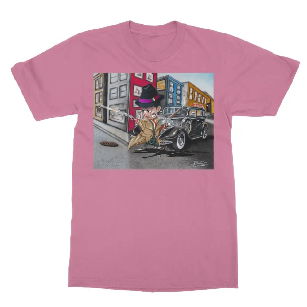 Italian Gangster by Antoine Christopher Softstyle T-Shirt