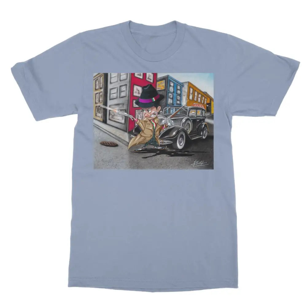 Italian Gangster by Antoine Christopher Softstyle T-Shirt