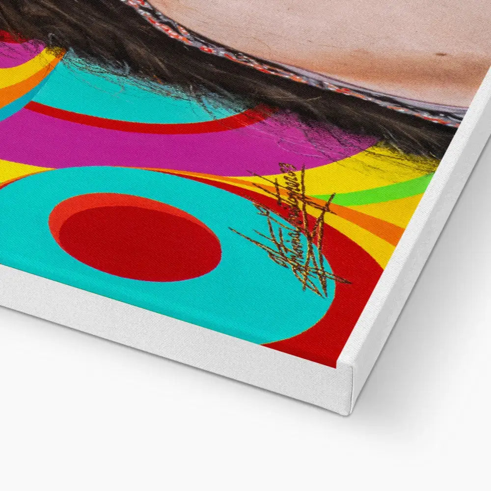 Janis by Antoine Christopher Canvas - Fine art
