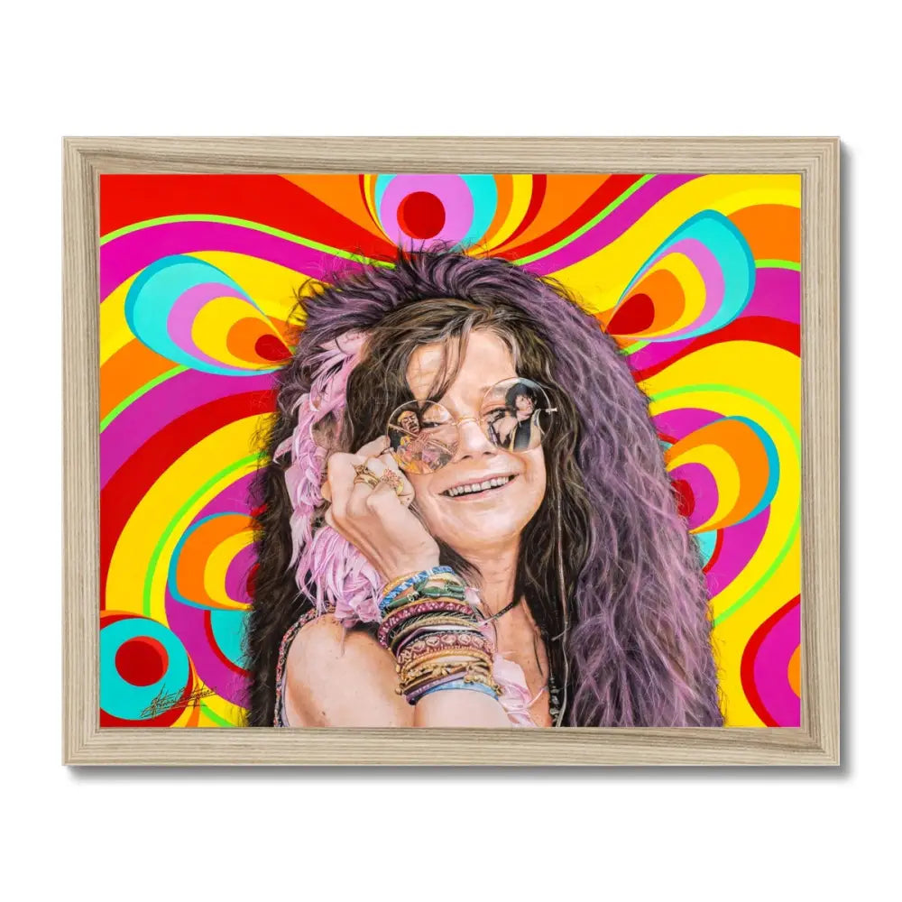 Janis by Antoine Christopher Framed Print - 14’x11’