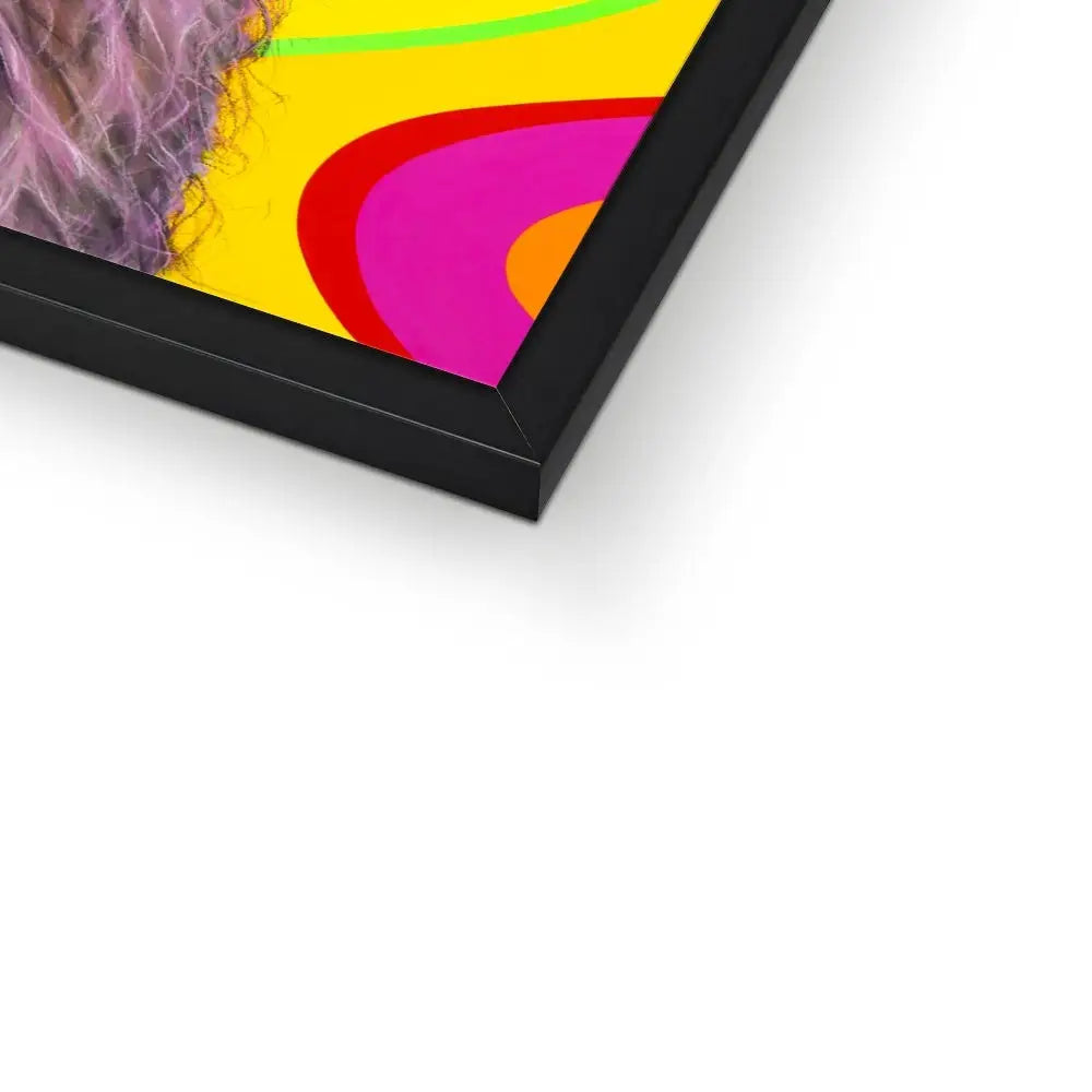 Janis by Antoine Christopher Framed Print - Fine art