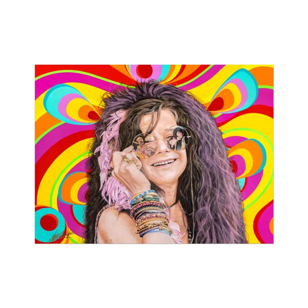 Janis by Antoine Christopher Wall Art Poster - 40x30 - Fine