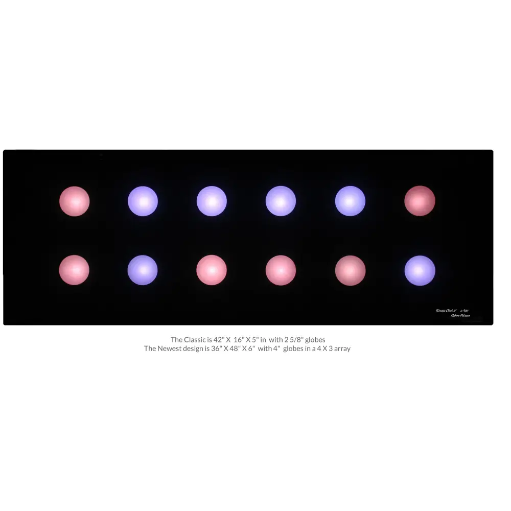 Kinetic Clock 3 x 4 - Digital Artwork