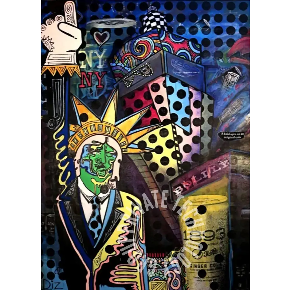 Lady Liberty Vegas - Original Artwork