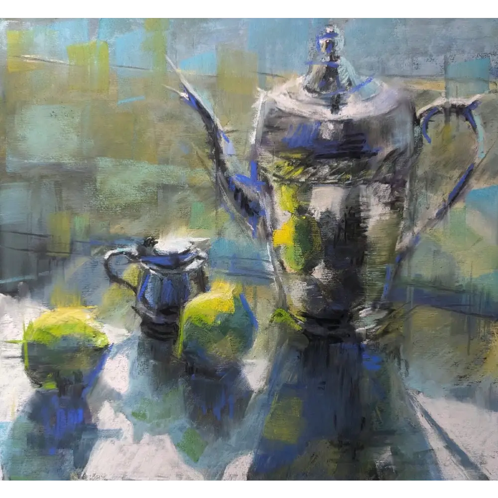 Limes and Pewter on the Sill