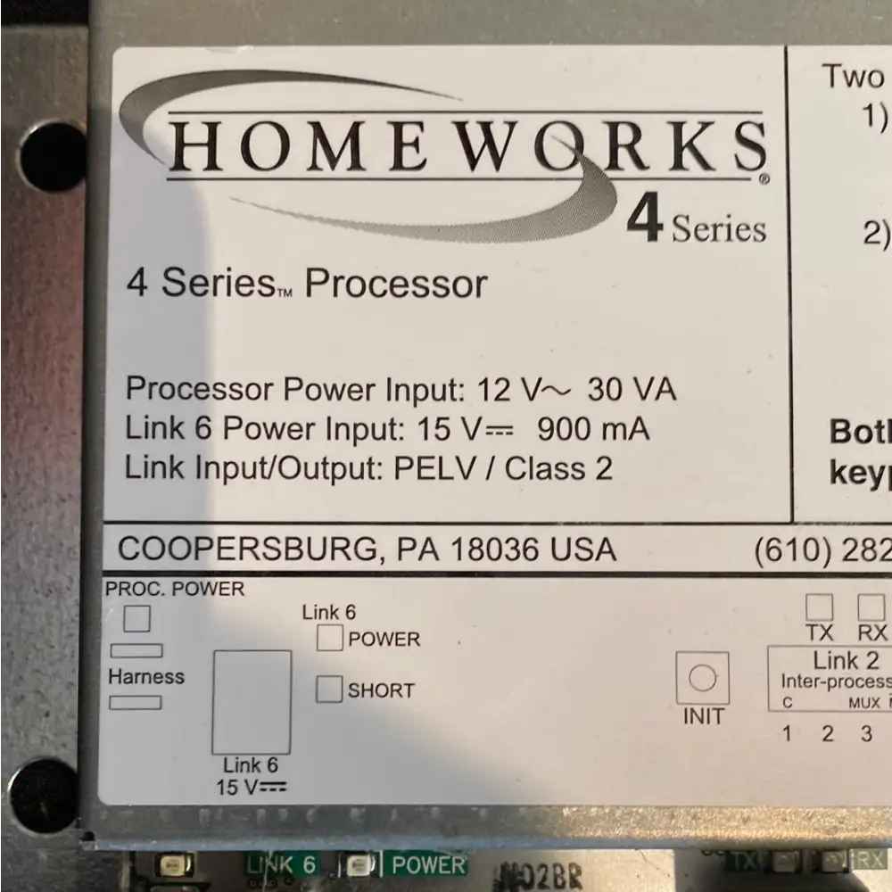 Lutron H4-PO-120 Processor