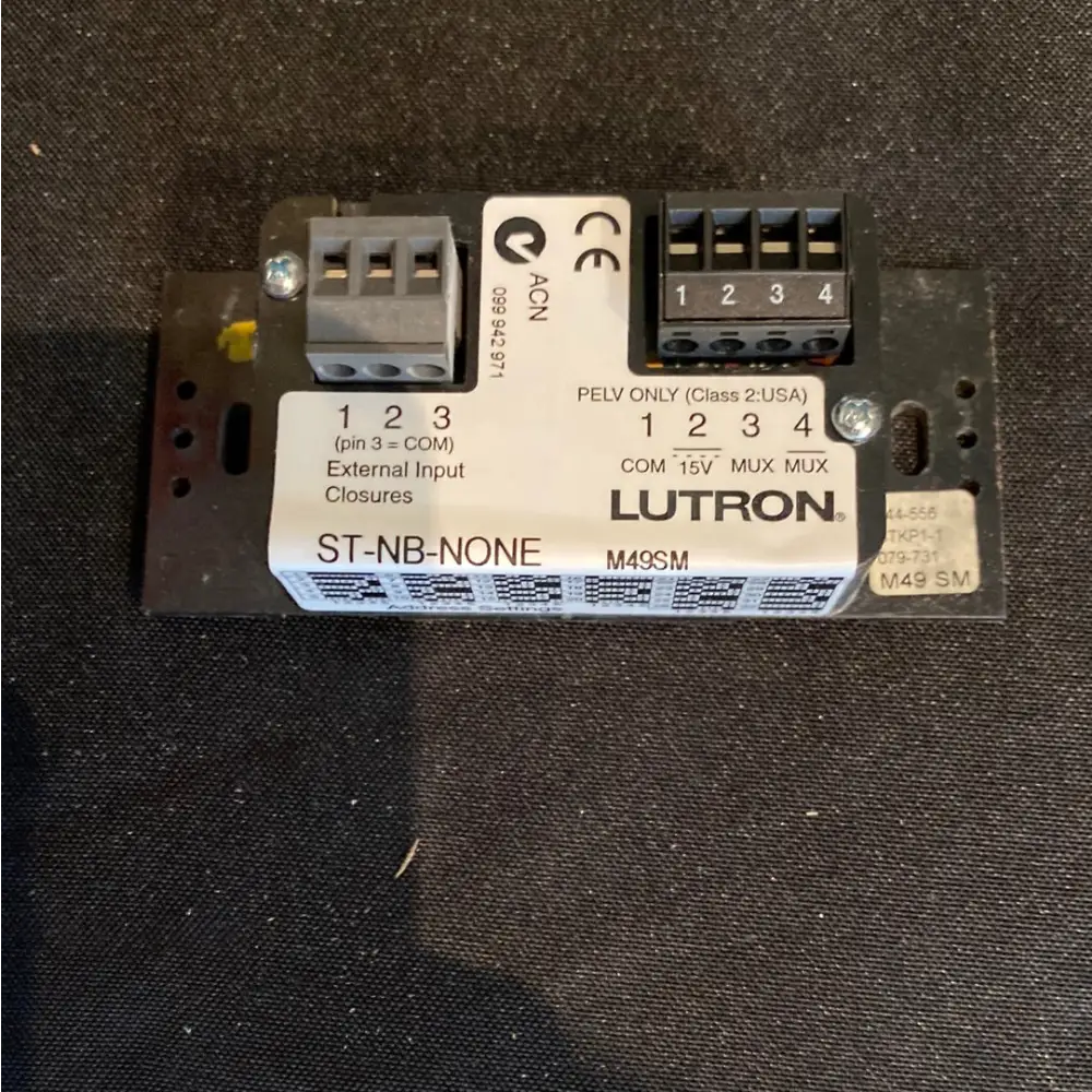 Lutron SeeTouch ST-NB-NONE wired keypad