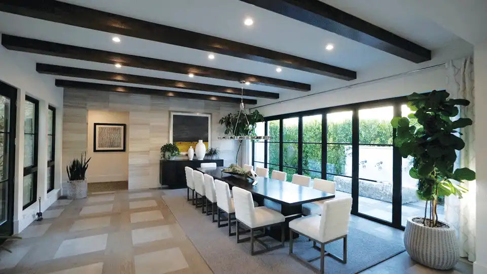Modern dining room.