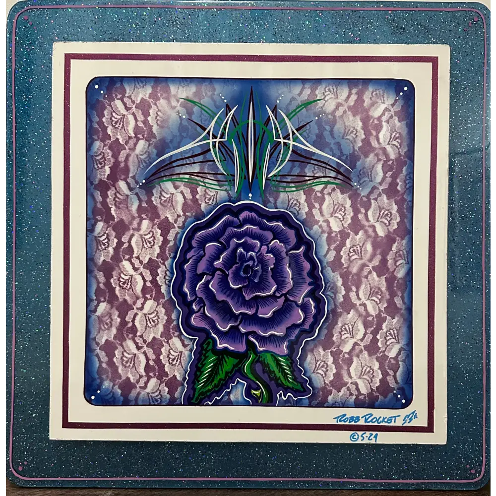 Purple Flower - Original Artwork