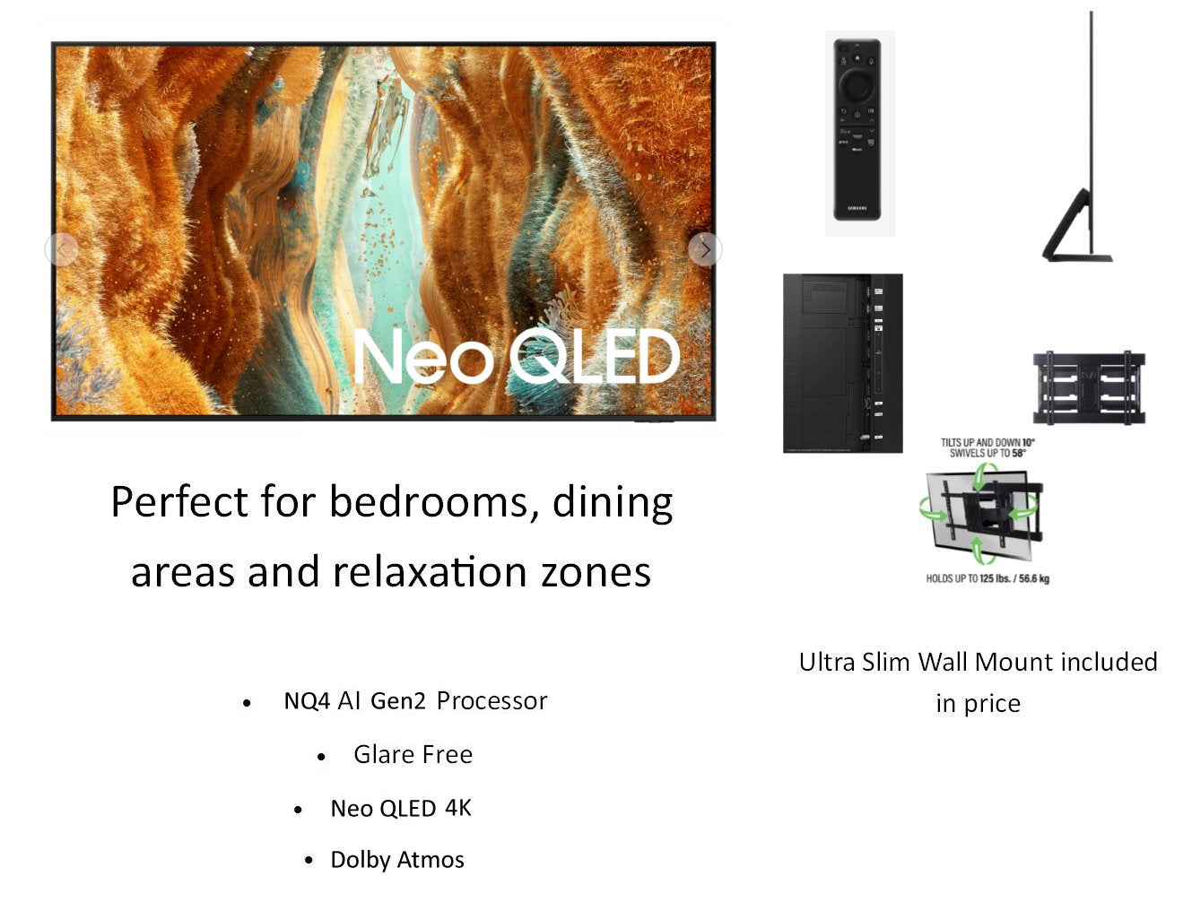 Samsung Step QLED 4K QN70 Smart Television
