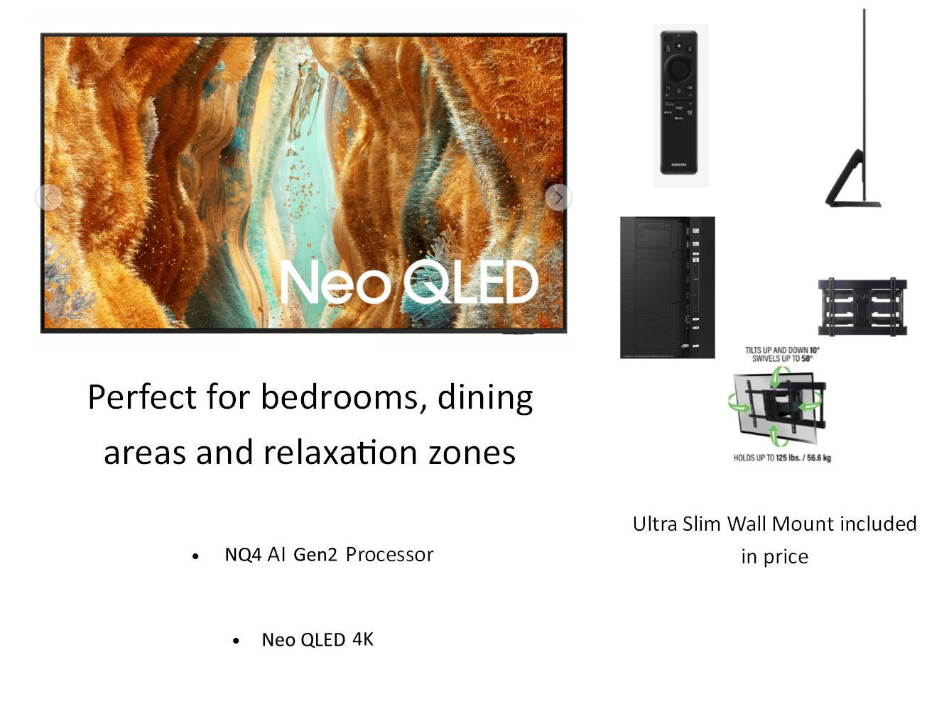 Samsung Step QLED 4K QN70 Smart Television