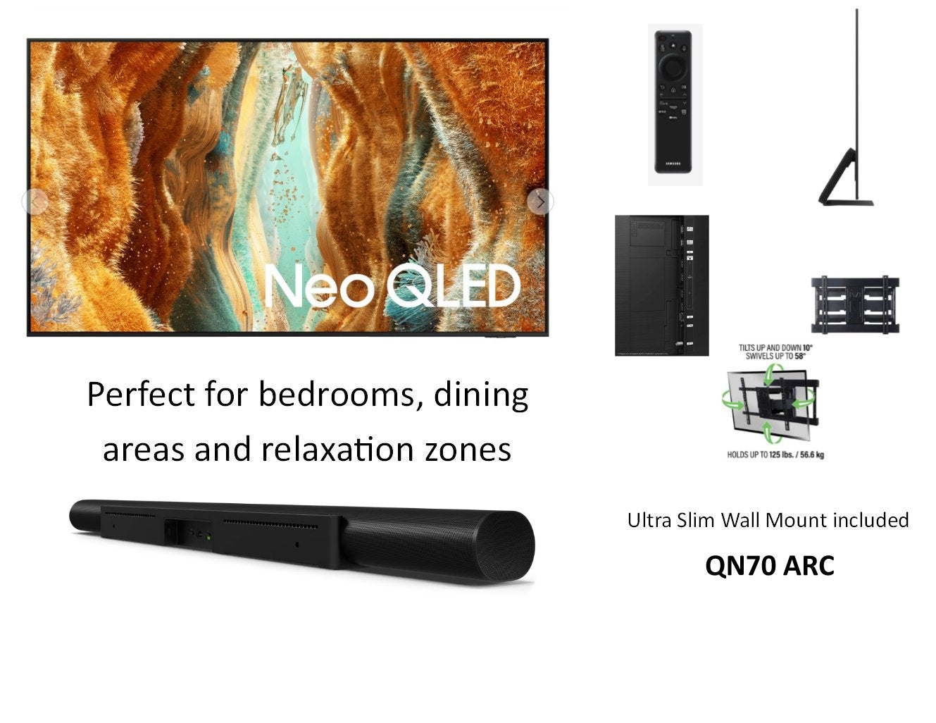 Samsung QN70 75" + Arc Ultra Package