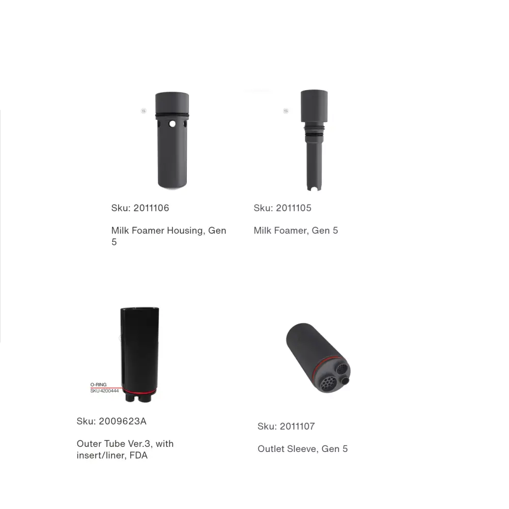 TopBrewer System Spare Milk Foamer and Nozzle Set (Gen5)