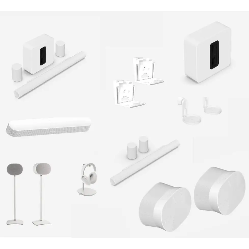 TV plus Soundbar Packages in WHITE