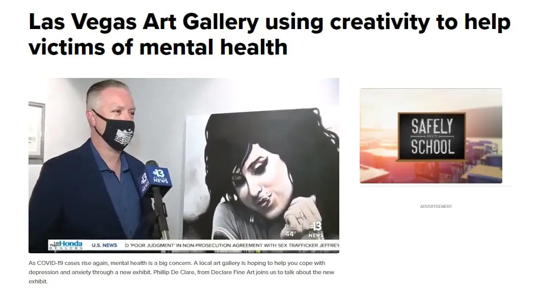 Las Vegas Art Gallery using creativity to help victims of mental health
