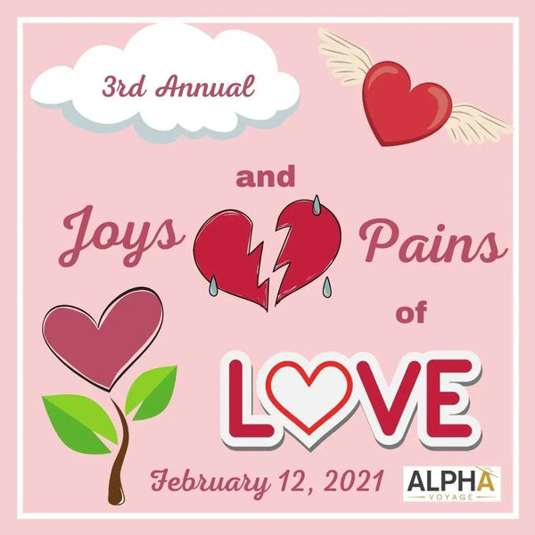 Open call for submissions for the Joys and Pains of Love’s Exhibit in February 2021 at Alpha Voyage Gallery