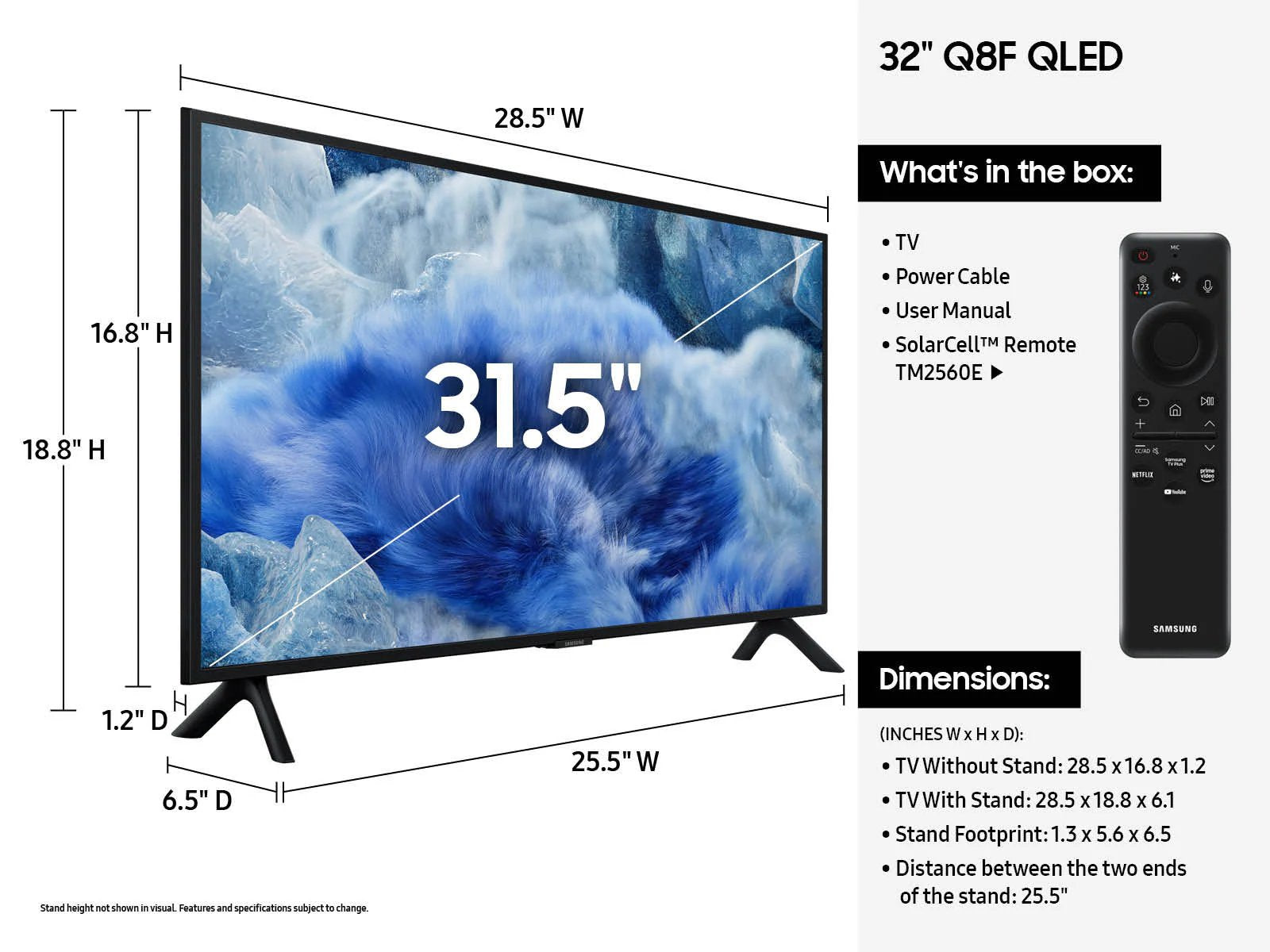 Samsung Vision AI QLED 4K Q8 Smart Television