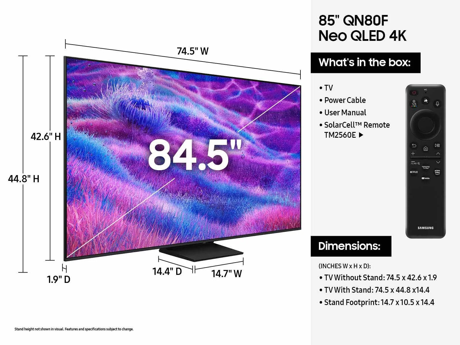Samsung Step QLED 4K QN80 Smart Television