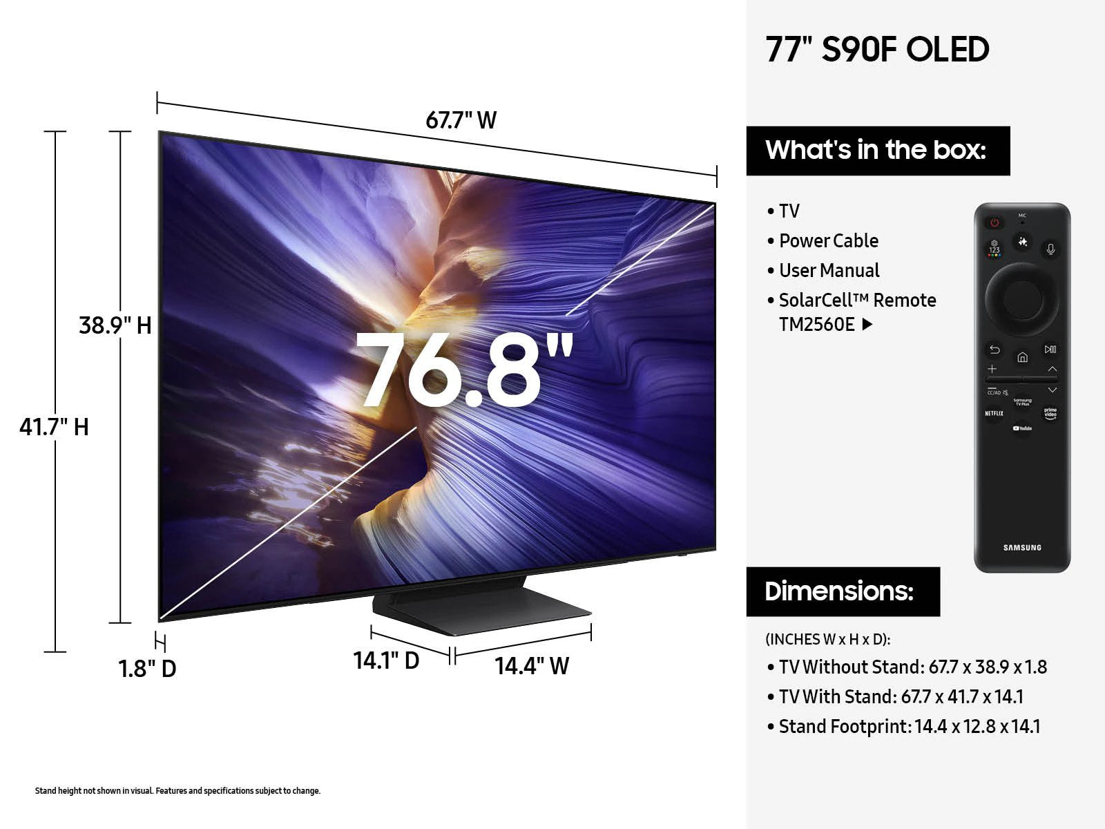 Samsung OLED 4K S90 Smart Television