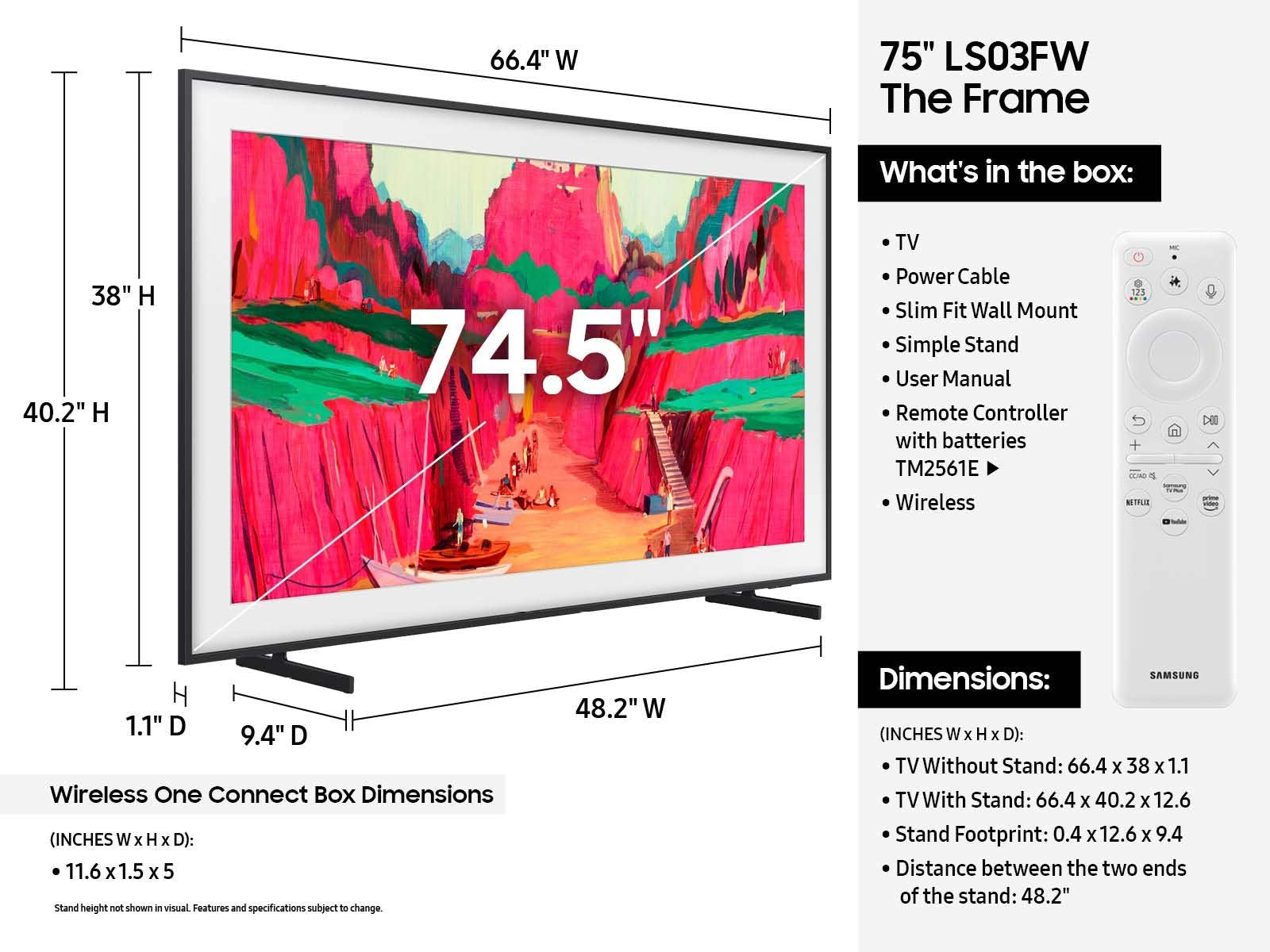 Samsung Neo QLED 4K The Frame Pro LS03FW Smart Television
