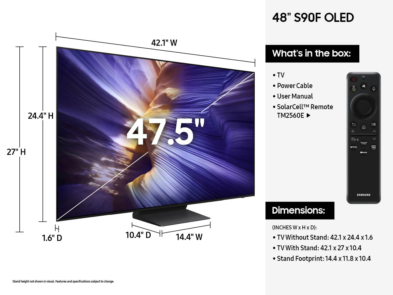 Samsung OLED 4K S90 Smart Television