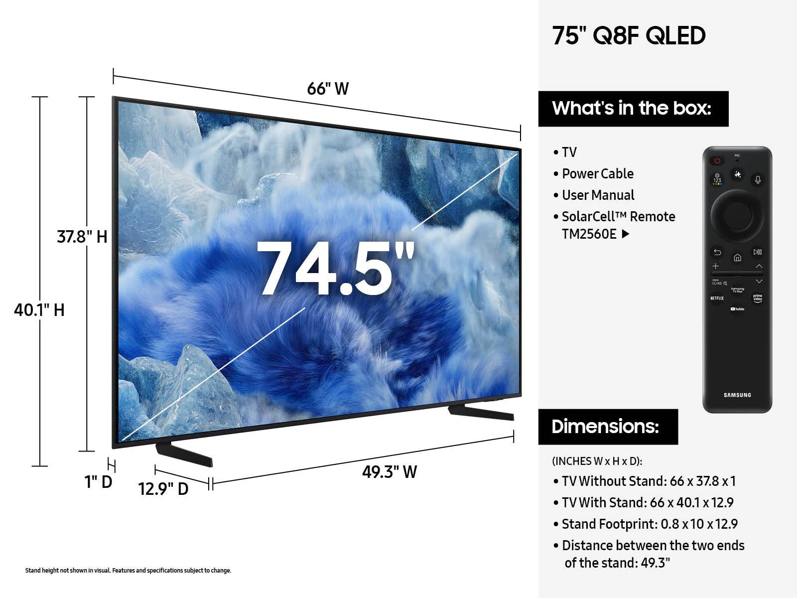 Samsung Vision AI QLED 4K Q8 Smart Television