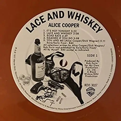 Alice Cooper - Lace And Whiskey [LP] - Rhino Records/Warner Bros. Records - Private Technology Group