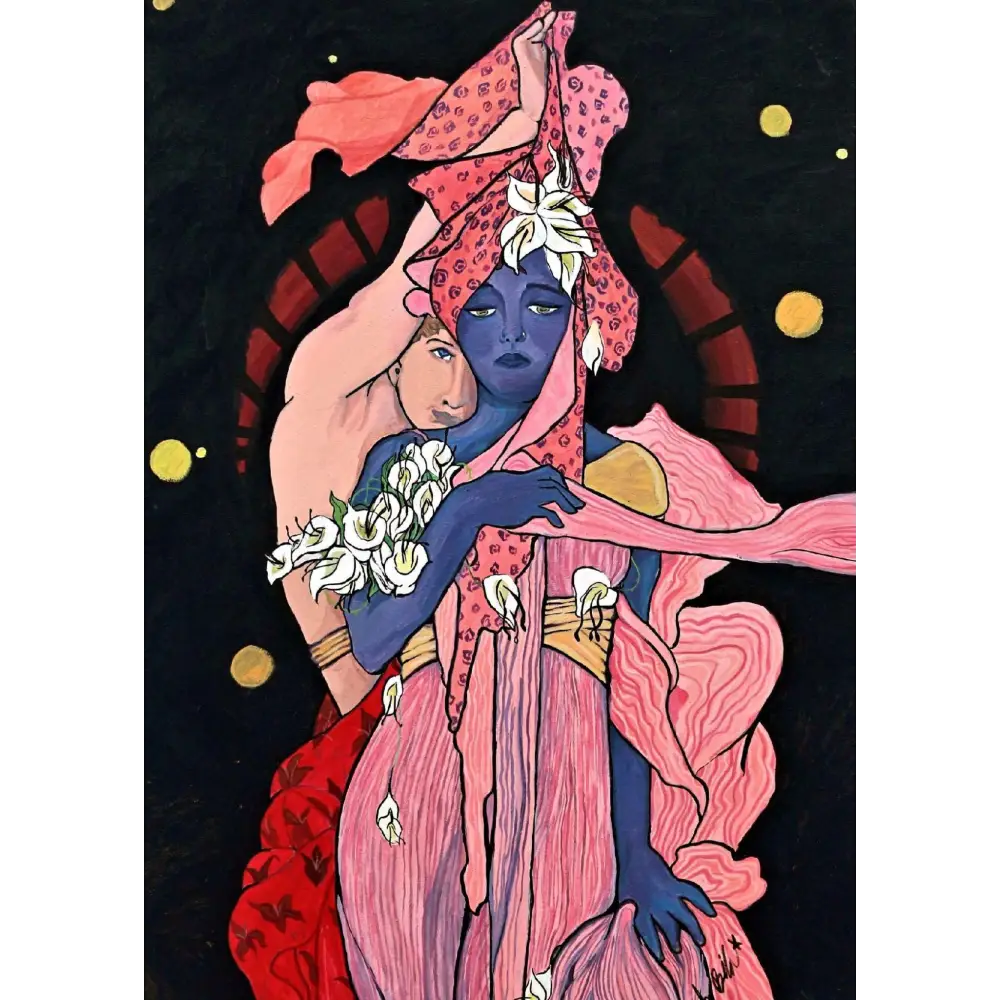 Alphonse Mucha - Zahra Bilal - Original Artwork