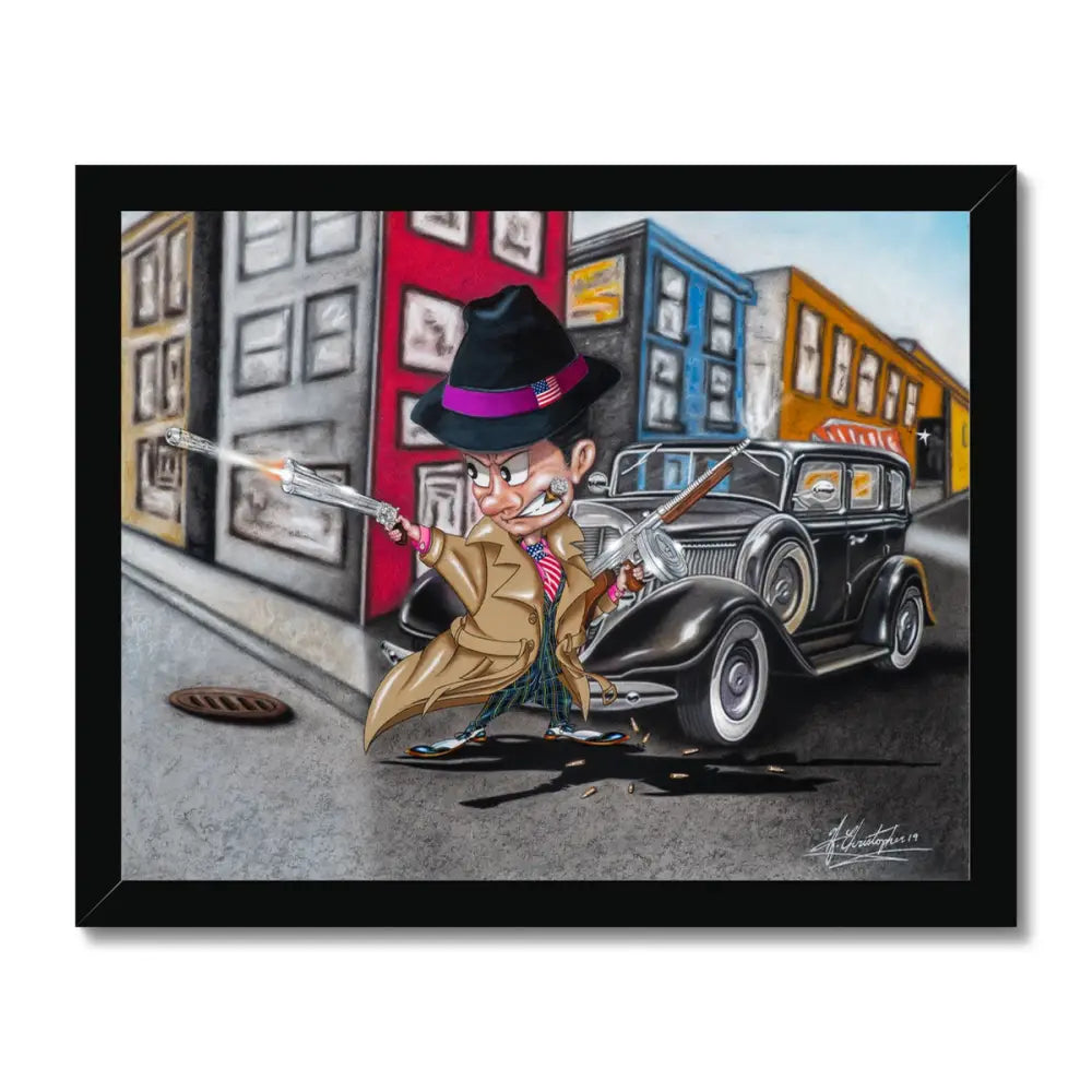 American Gangster by Antoine Christopher Framed Print