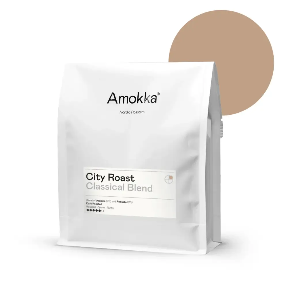 Amokka® City Roast Classical Blend - Whole Beans - Coffee