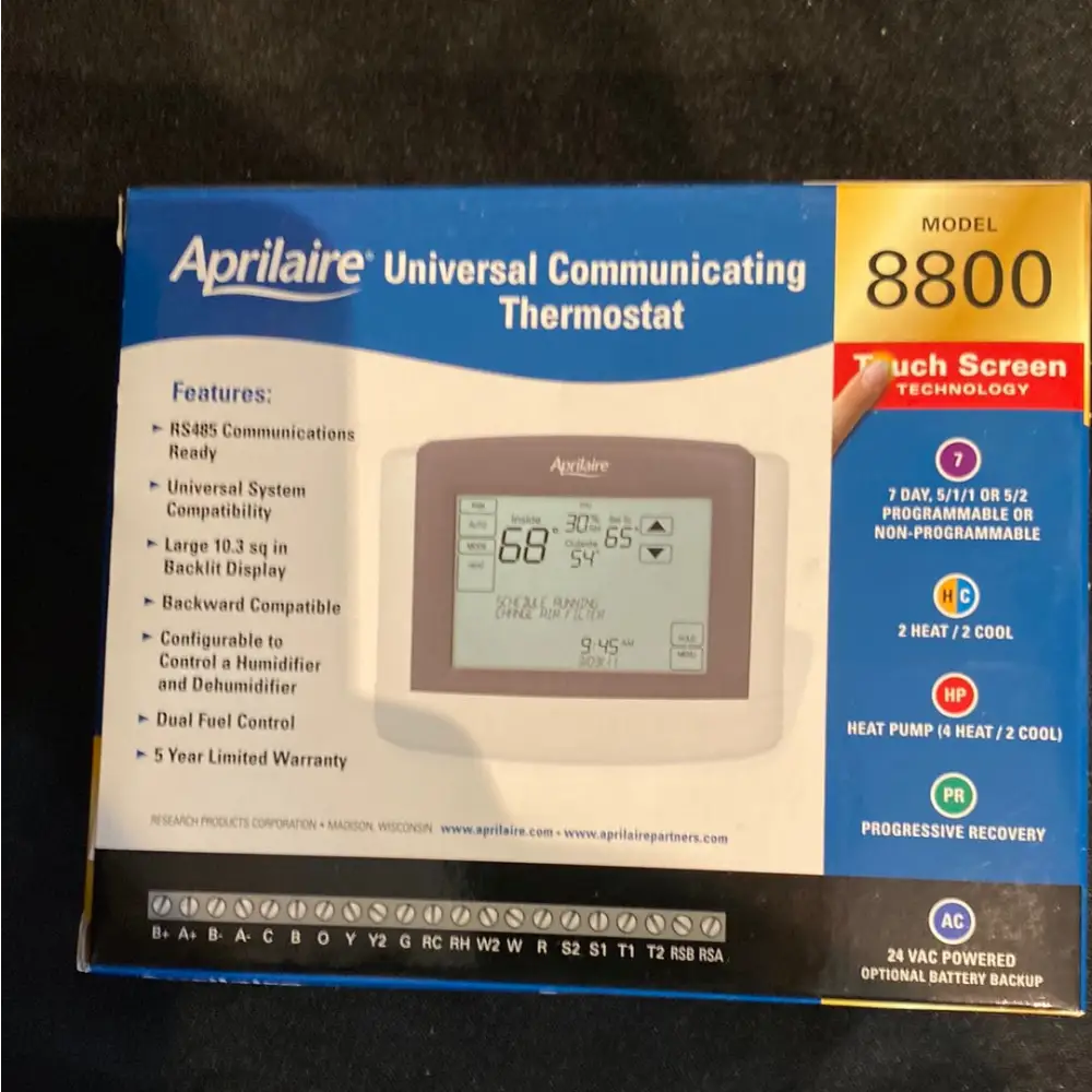 Aprilaire 8800 Thermostat