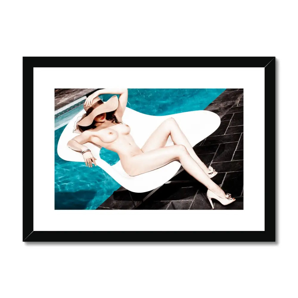 Chilling by David Mecey Framed & Mounted Print - A3