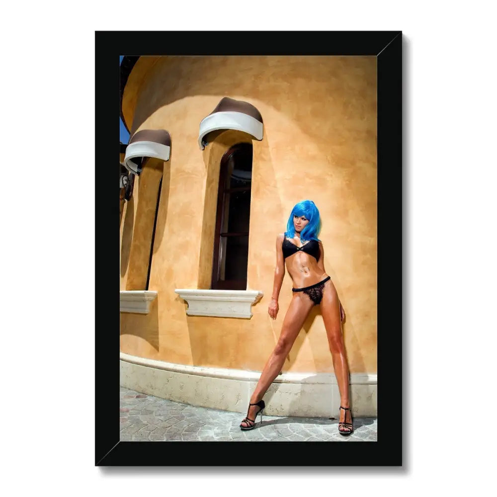 Cleopatra by David Mecey Framed Print - 8’x12’ / Black