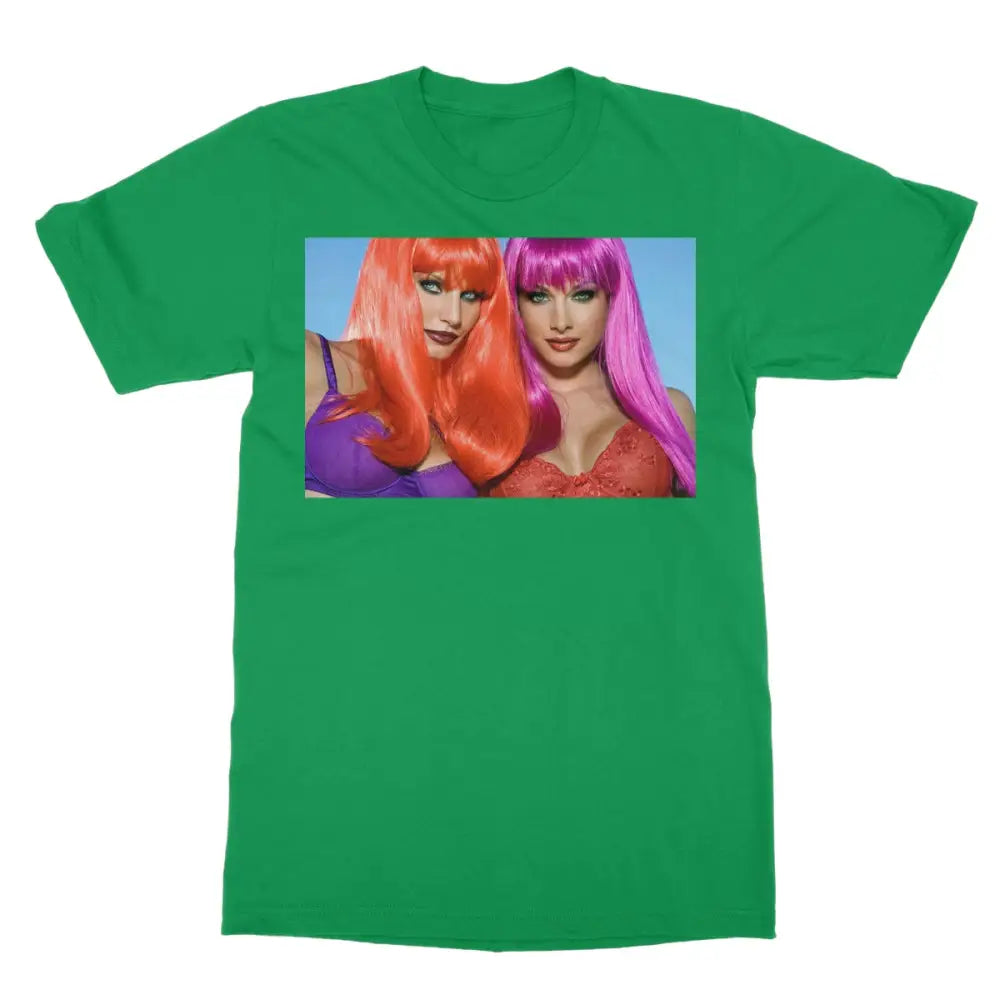 Cora & Angie In Full Color Softstyle T-Shirt - 2XL / Irish