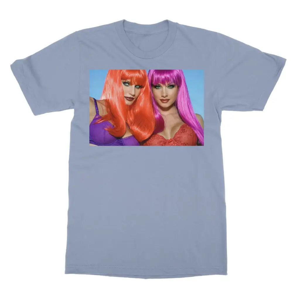 Cora & Angie In Full Color Softstyle T-Shirt - 2XL / Light
