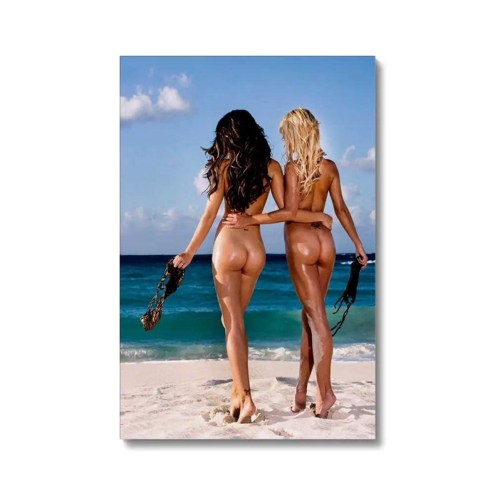 Girl Friends by David Mecey Eco Canvas - 16’x24’