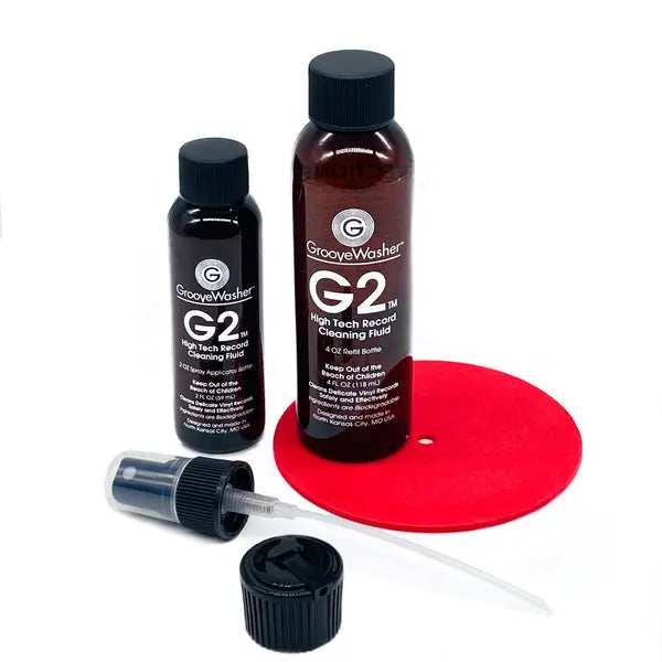 GrooveWasher - SINGLE/G2 Fluid Kit (2 oz. mist spray plus 4 