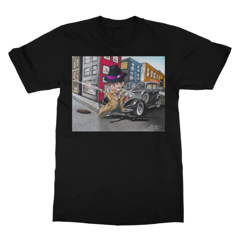 Israeli Gangster by Antoine Christopher Softstyle T-Shirt