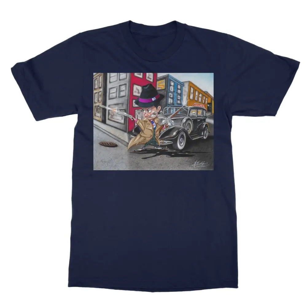 Israeli Gangster by Antoine Christopher Softstyle T-Shirt