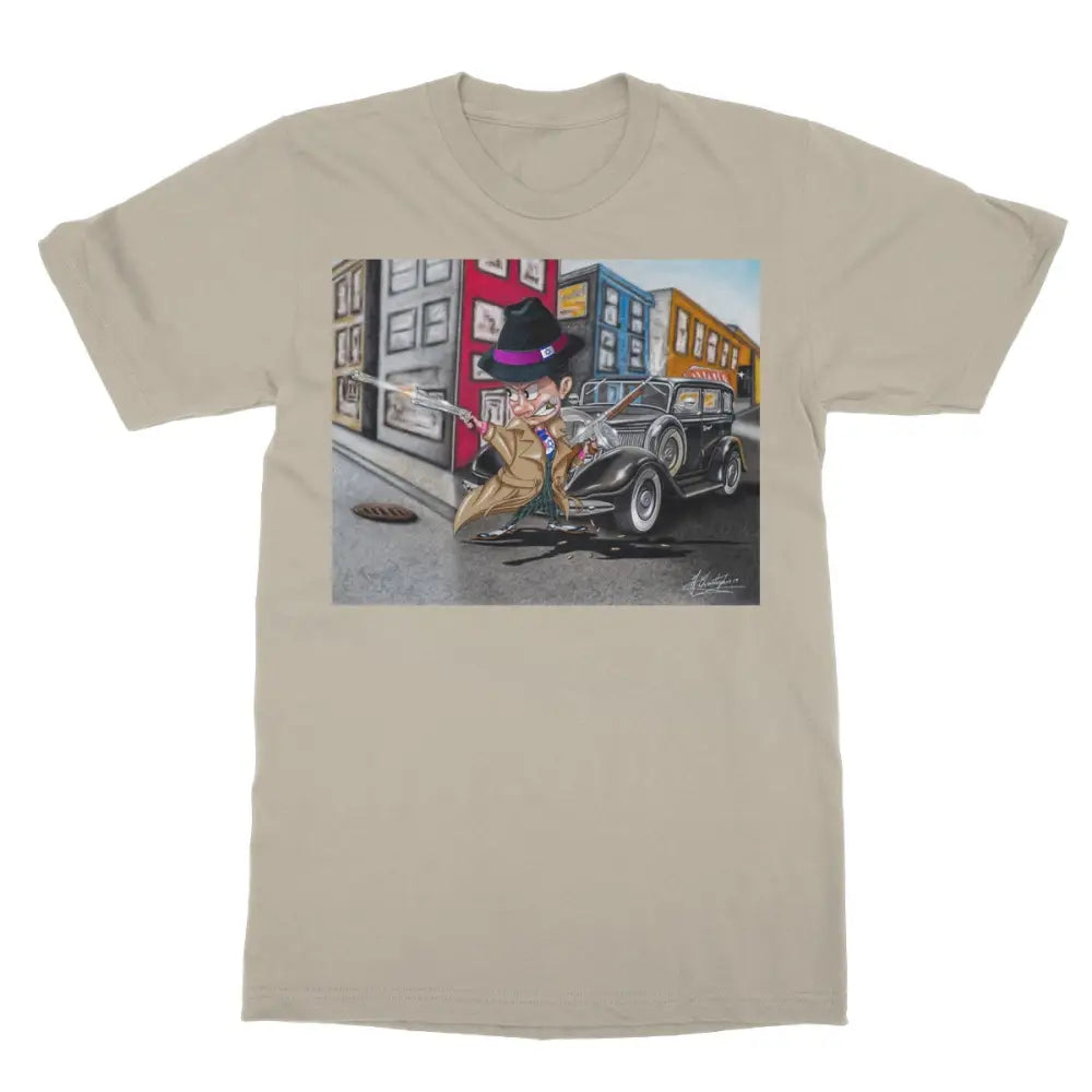 Israeli Gangster by Antoine Christopher Softstyle T-Shirt