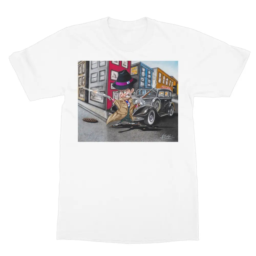 Israeli Gangster by Antoine Christopher Softstyle T-Shirt