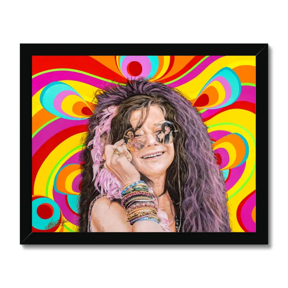 Janis by Antoine Christopher Framed Print - 14’x11’