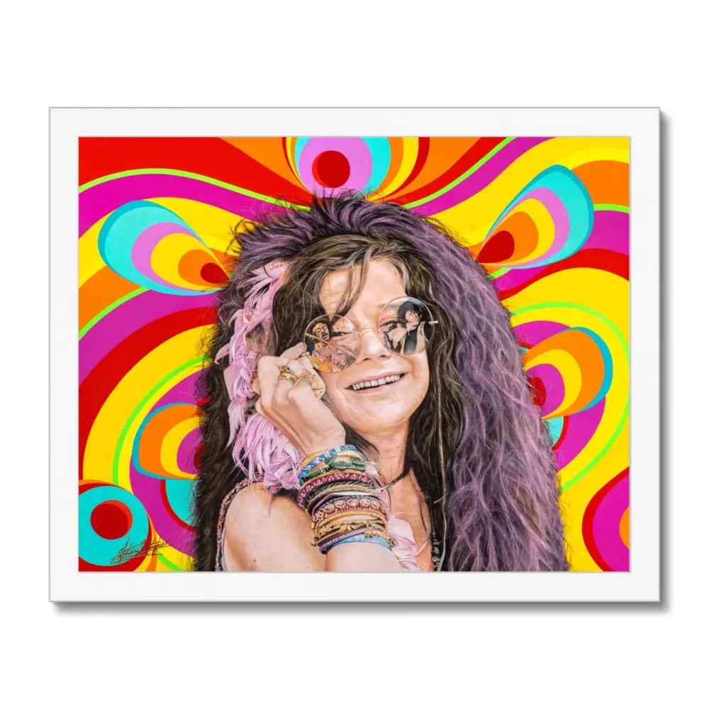 Janis by Antoine Christopher Framed Print - 14’x11’